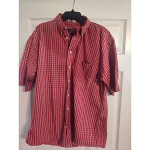 Kenneth Gordon Sport Shirt Mens-Large Casual Pocket Button Up Short Sleeve